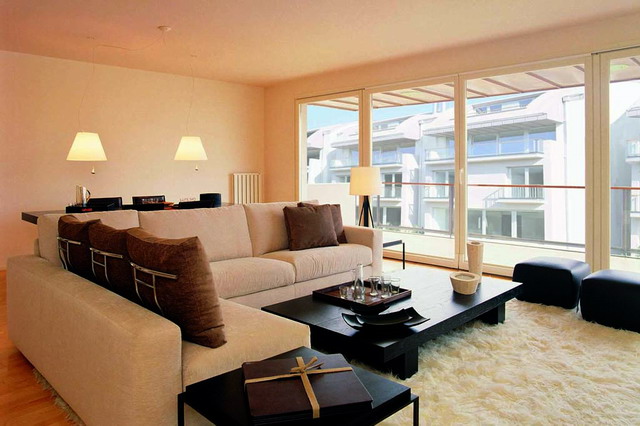 Interior view of an apartment