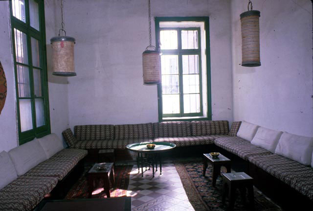 Interior, traditional living room