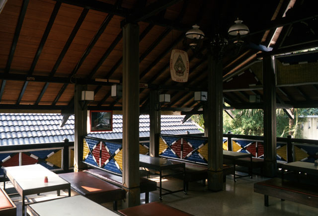 Interior, terrace-restaurant