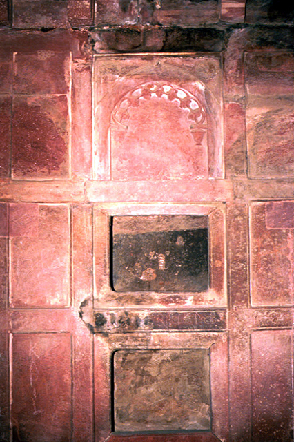 Interior detail of wall