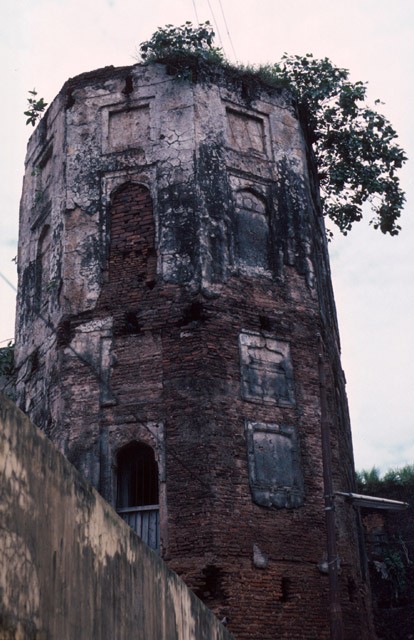 Closer view of  tower