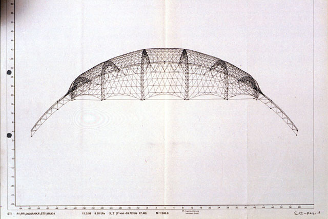 Drawing showing canopy structure