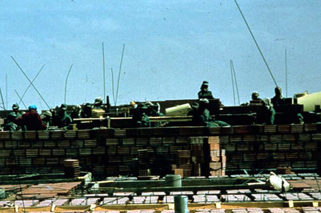Detail of the construction process