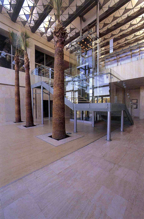 Interior view of one of the buildings