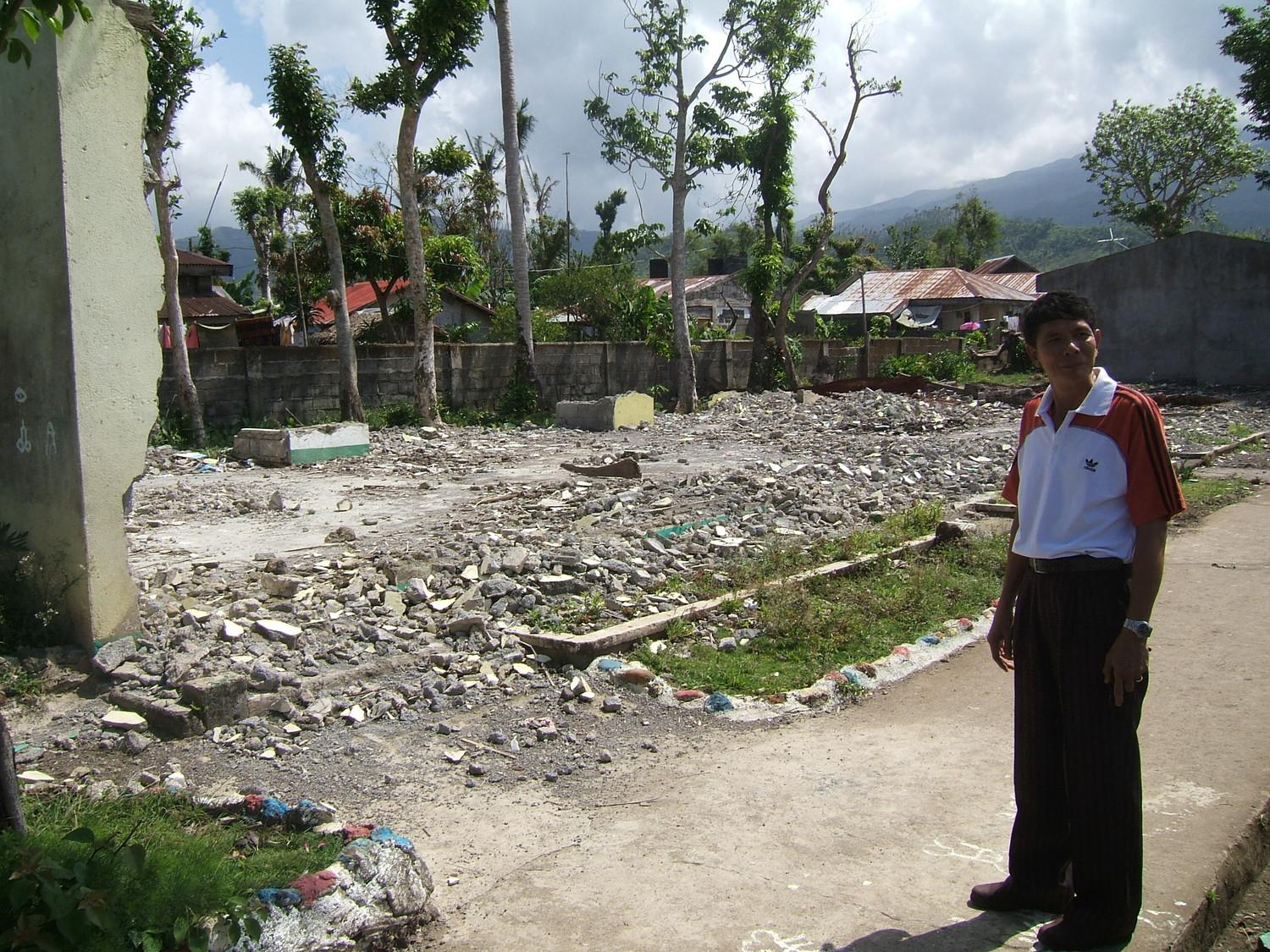 School damaged by Ondoy