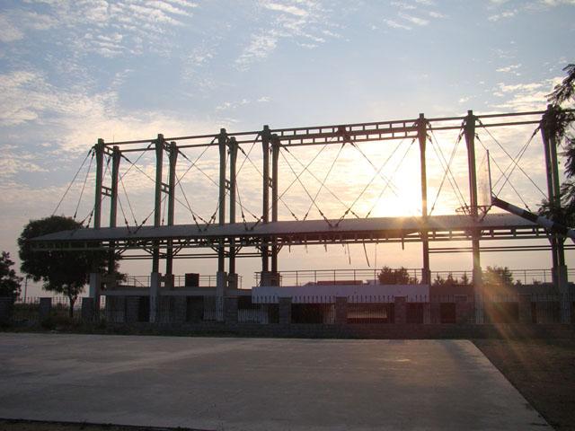 View of structure at early hours