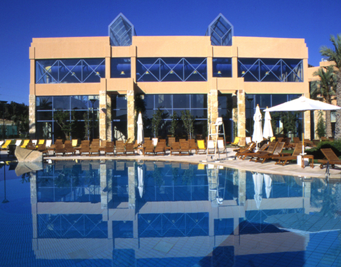 View of the main swimming pool