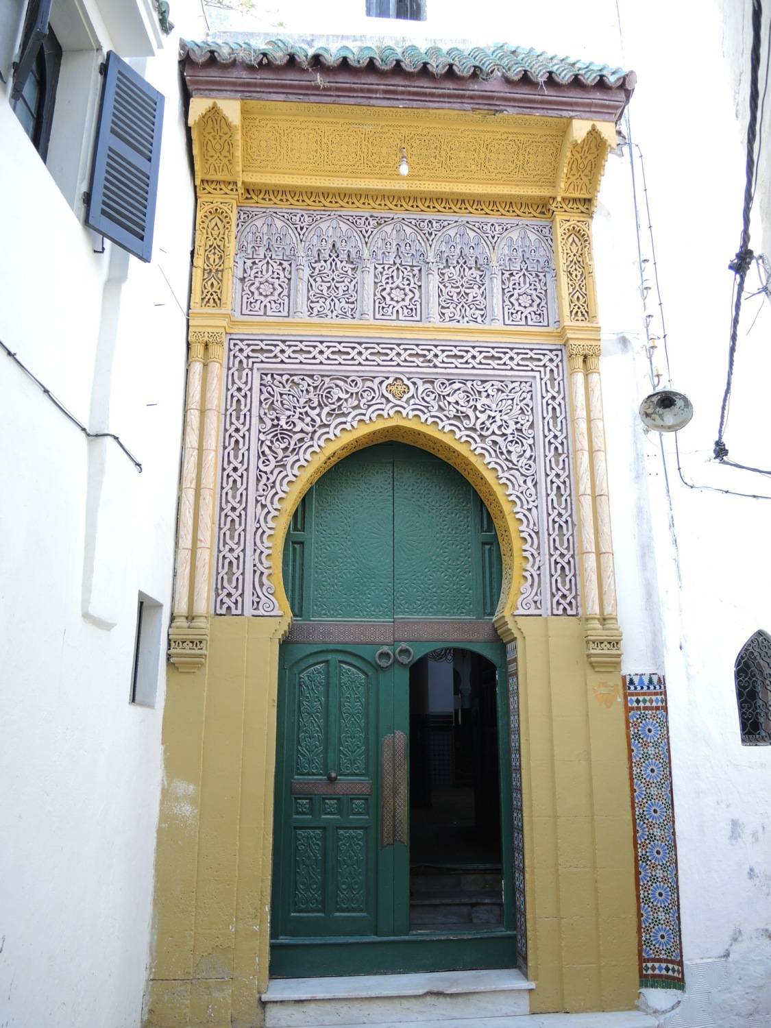View of the main portal