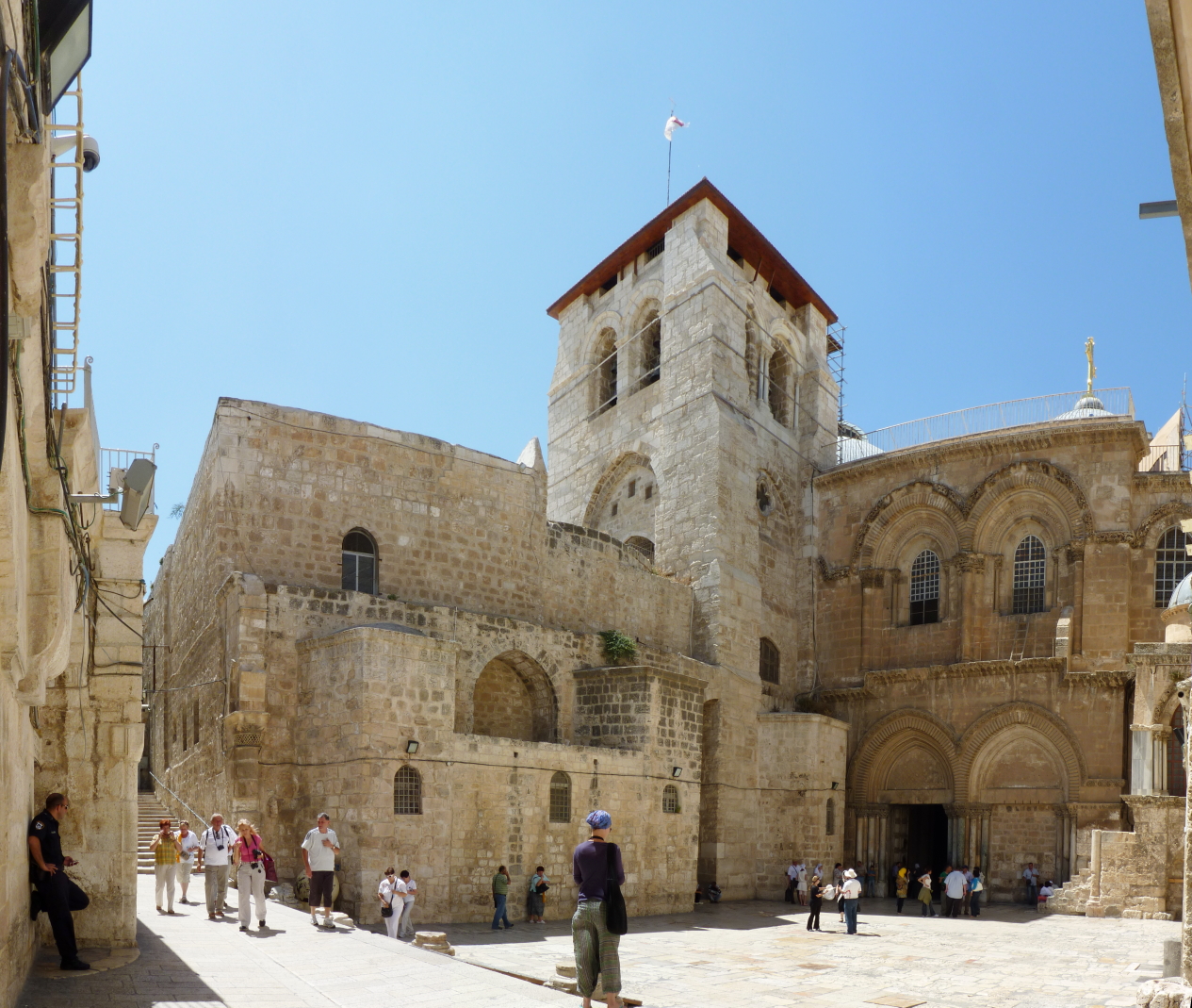 Church of the Holy Sepulchre - <p>View of the entrance courtyard and bell tower</p>
