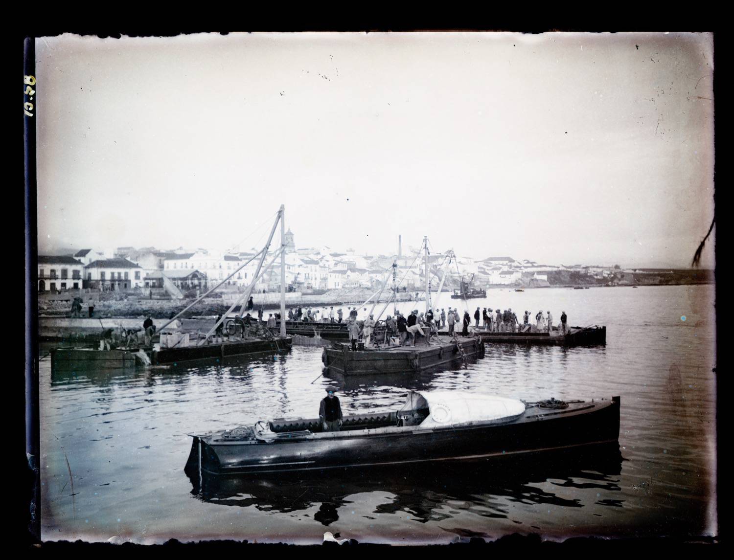 View of a port, possibly northern Morocco or southern Spain