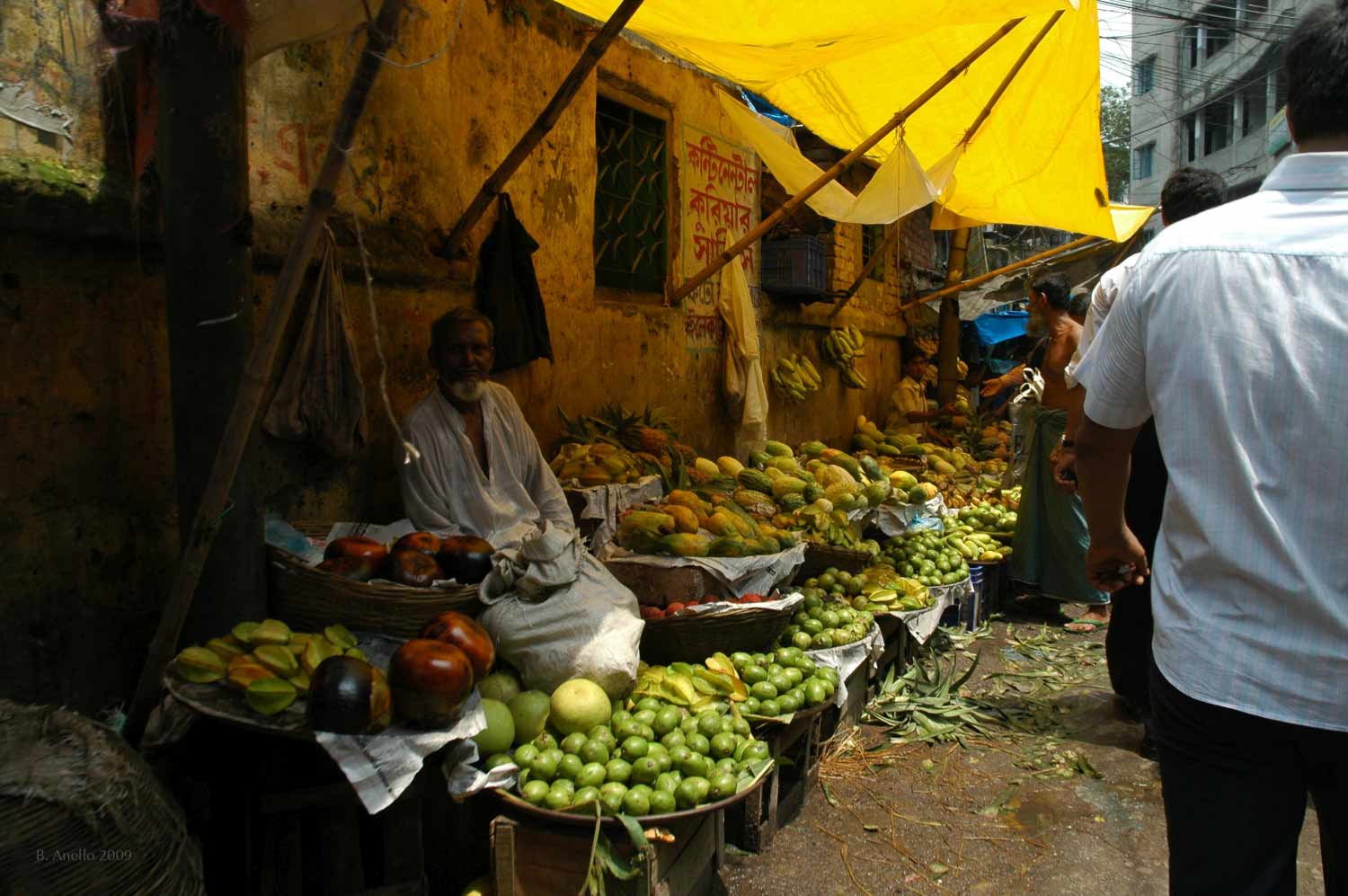 A fruit merchant in Old Dhaka