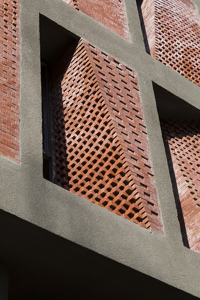 Detail of brick module