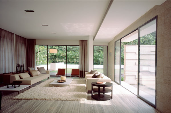 Andrew Road House - Interior of the principal living space