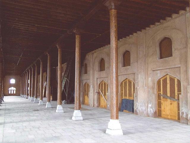 Dalan (portico) of the mosque after restoration