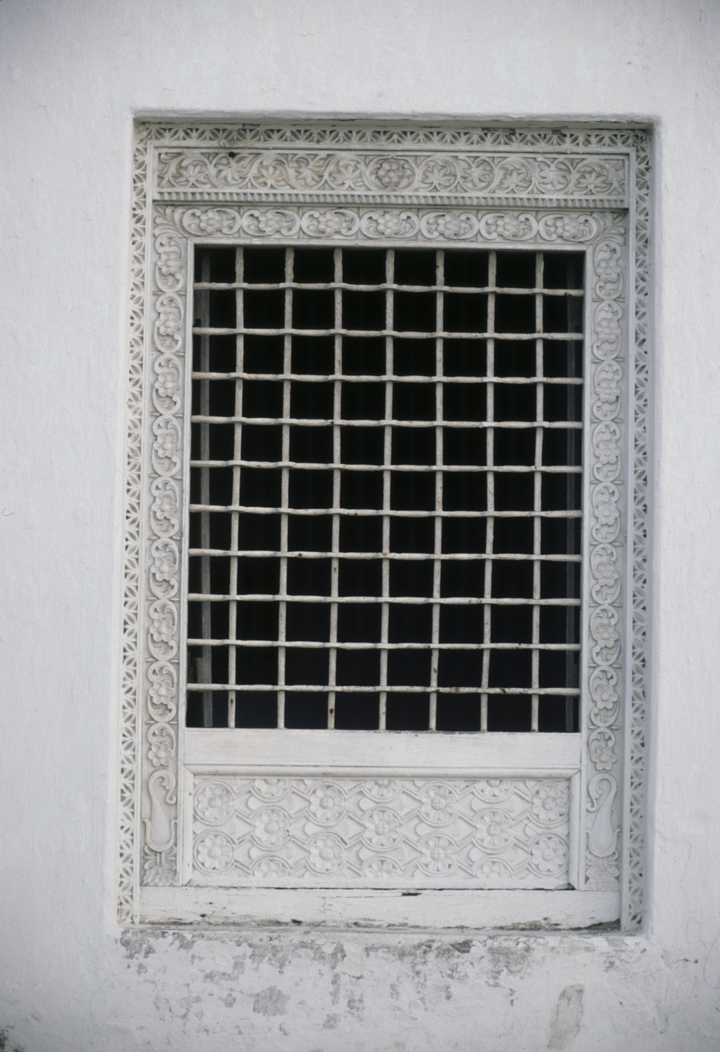 Detail of grated window