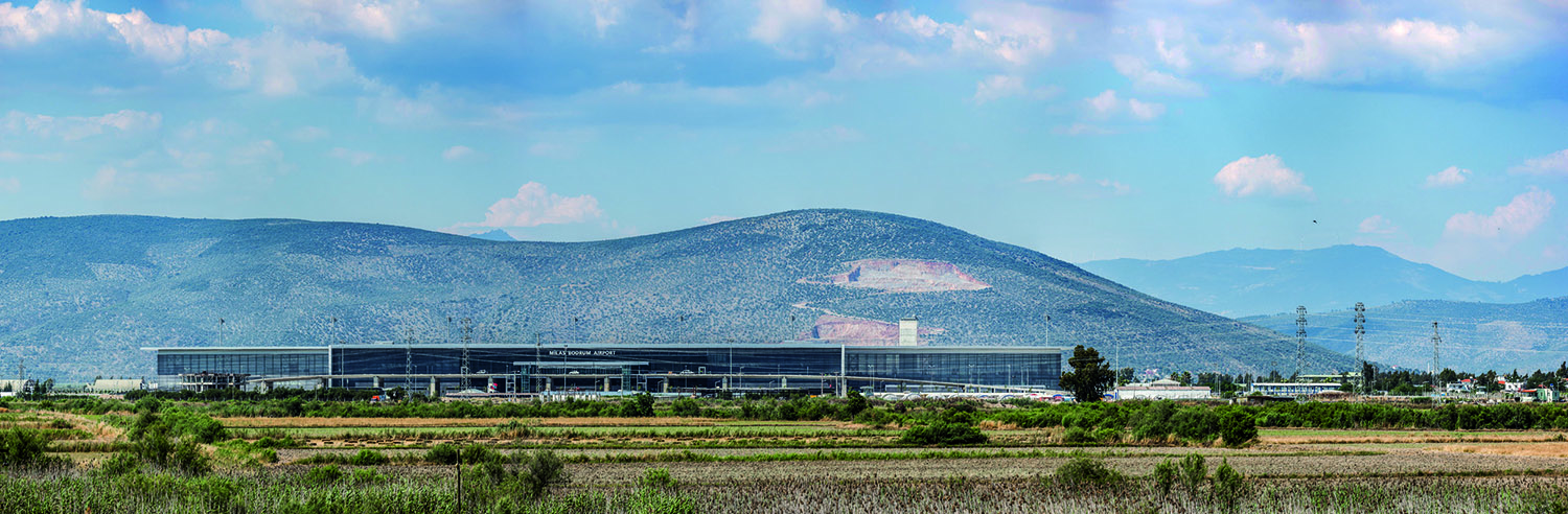<p>Nature of Bodrum merges in the airport's atmosphere</p>