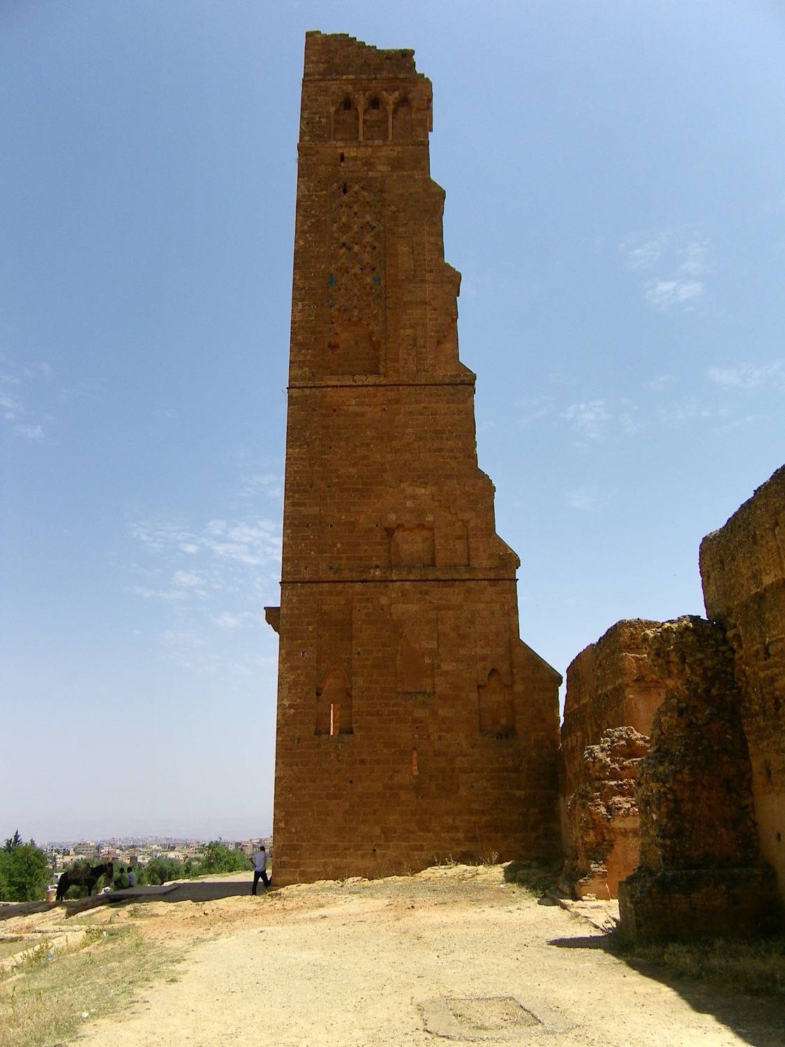 Remains of the minaret