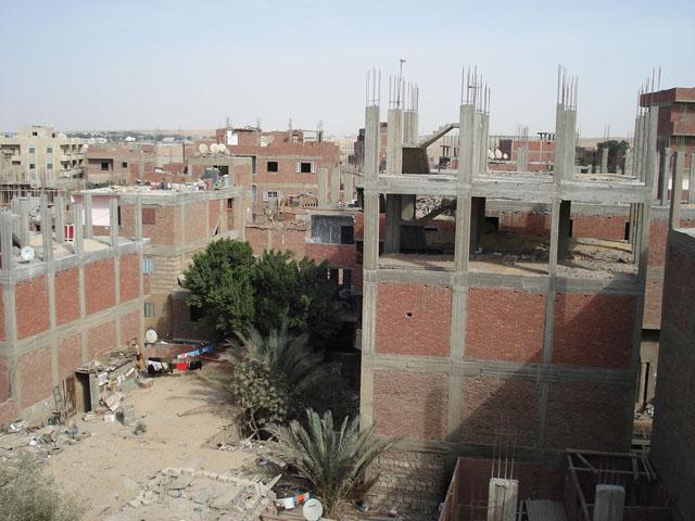 Street view of the newly built houses
