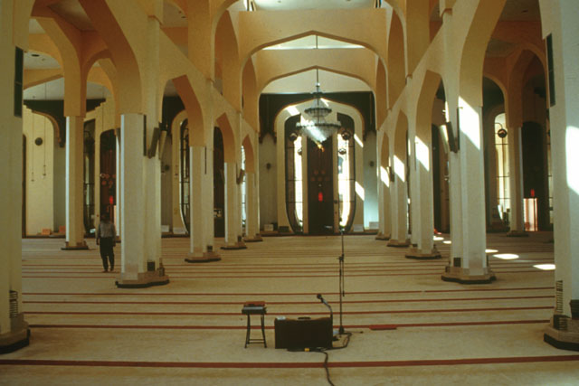 Interior view to mihrab