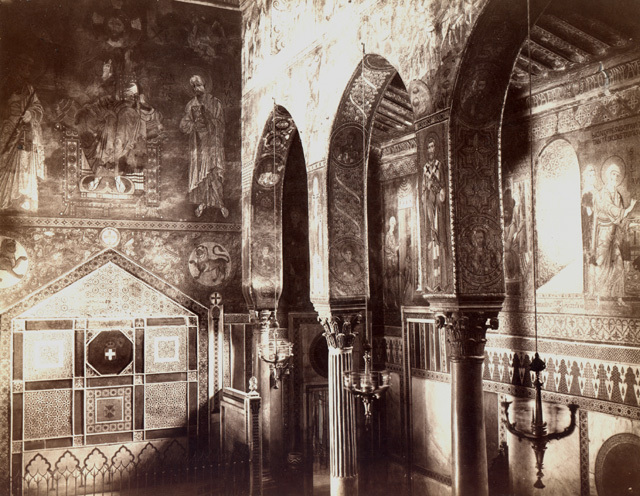 Interior view; Royal throne