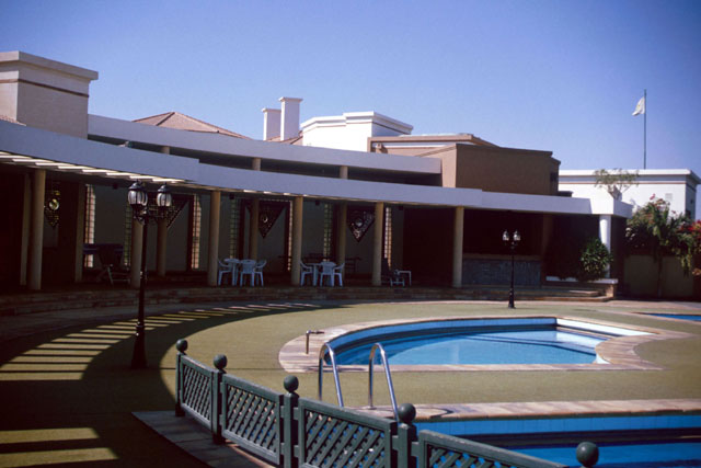 Exterior view of pool area