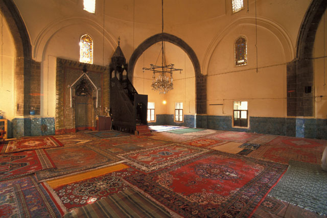 Interior view, looking southwest towards qibla wall
