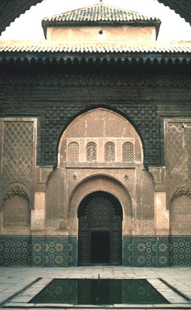 Ben Youssef Madrasa - Courtyard, central pool
