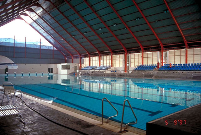 Interior, swimming pool