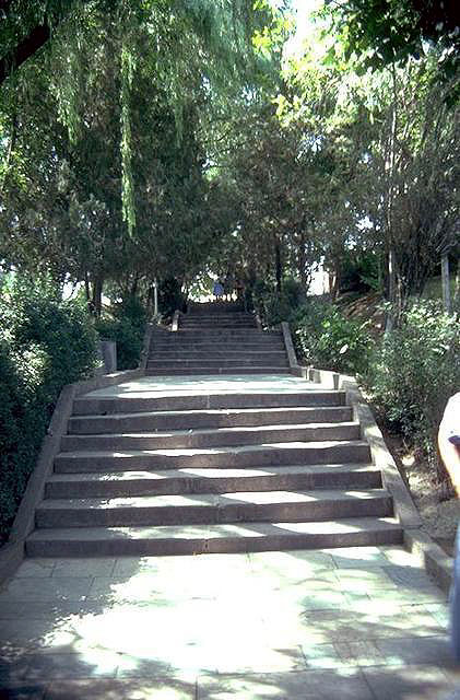 Exterior view of stairs leading to observatory
