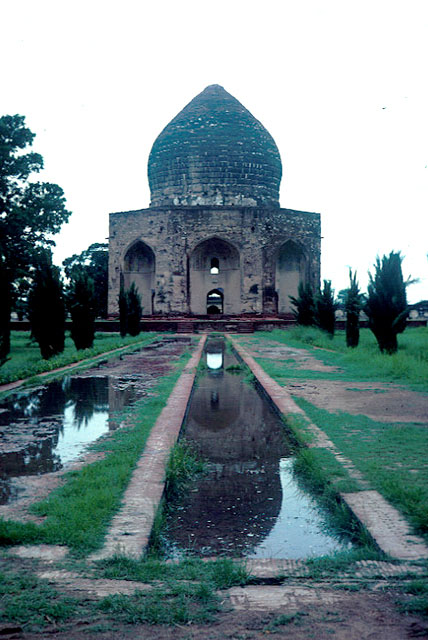 Exterior view of tomb from entrance