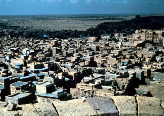 View of the townscape from the fort