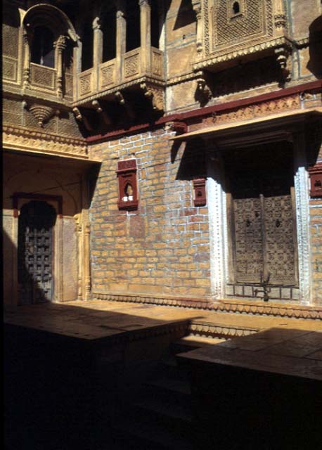 Entry patio to a haveli