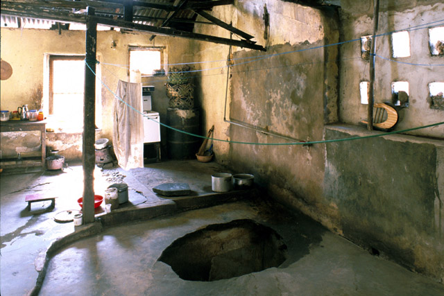 834 Malindi Street: kitchen, hole in floor