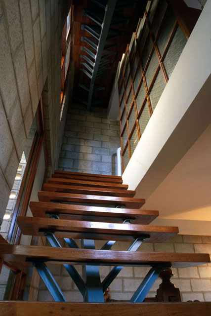 Interior detail showing staircase