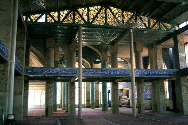 Interior view of the side prayer hall