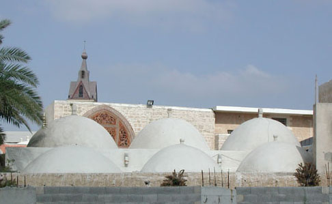 View of domes from the west