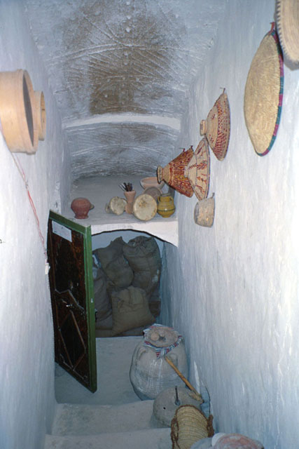 Interior detail showing storage area