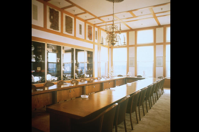 Interior view showing double story meeting room
