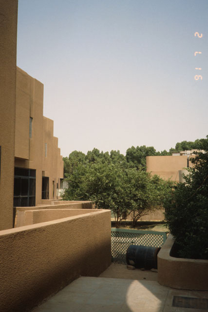 Exterior view showing terraces between buildings