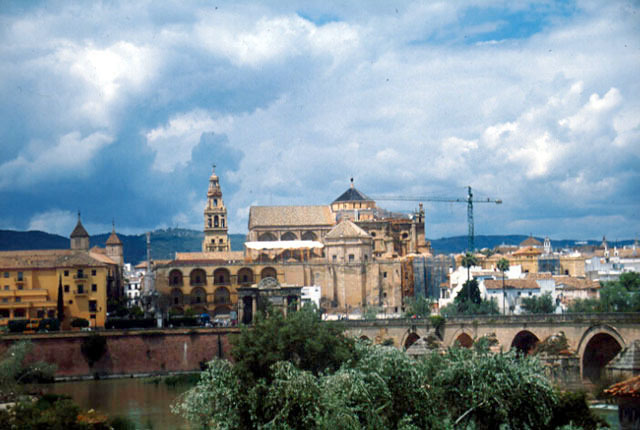 Mezquita de Córdoba - General view from south, across the Guadalquivir River