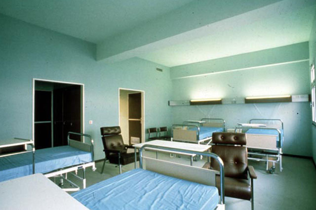 Interior, hospital ward