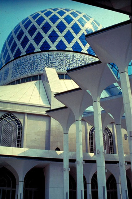 Exterior view, with dome