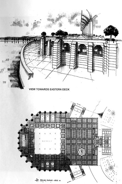 Drawings of deck and plan