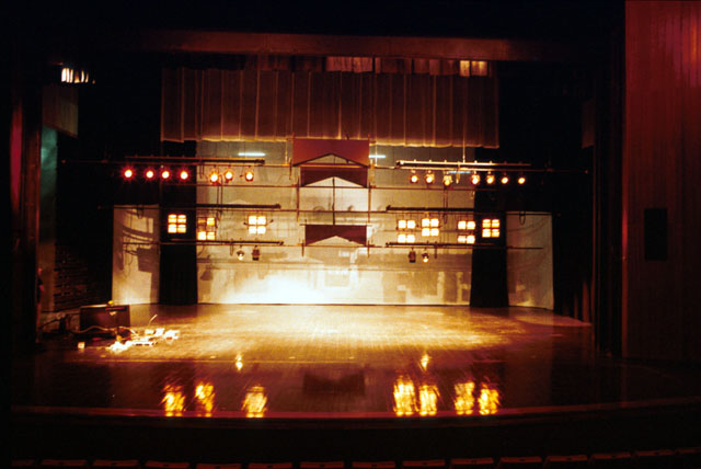 Interior, the stage