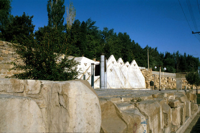 Exterior view of rock formations