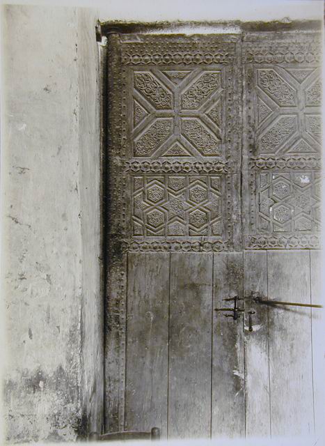 Carved door detail