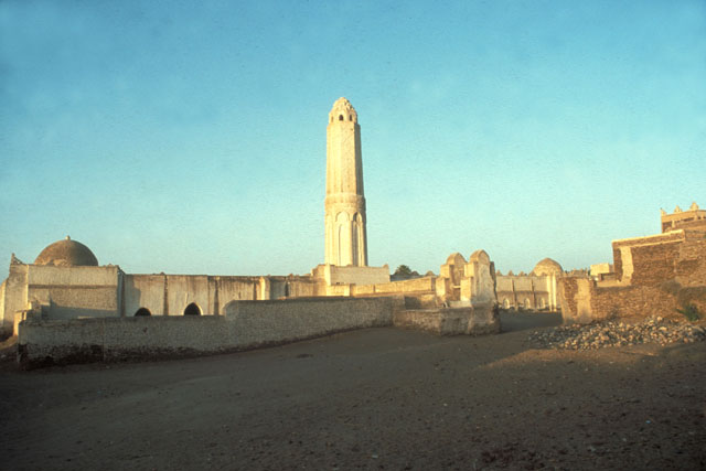 Jami' al-Asha'ir - Distant view of mosque and minaret