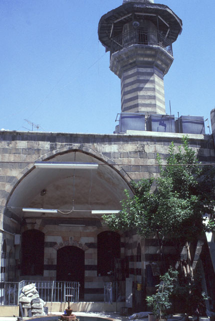 Interior view of mosque towards east
