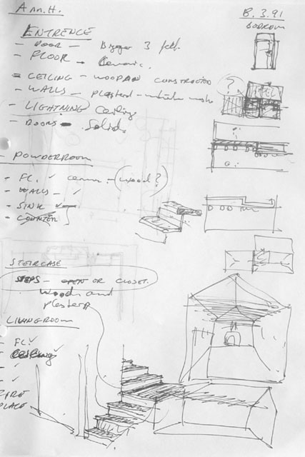 Architectural notes and sketches