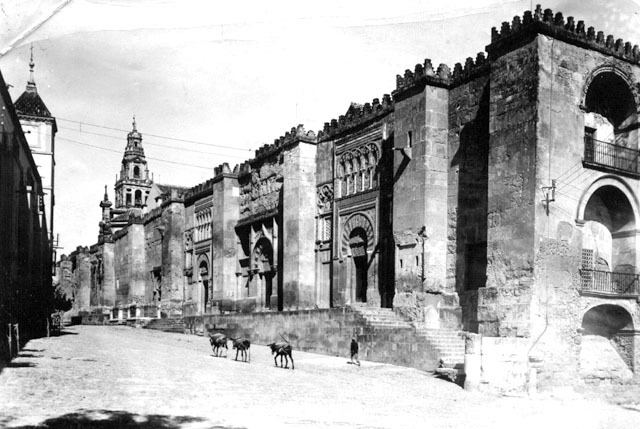 Mezquita de Córdoba - Exterior from southwest, showing portals on west elevation